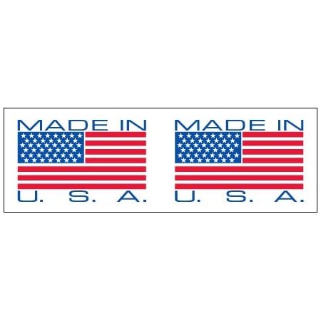 Tape Logic 2'' x 110 yds. - ''Made In USA'' Tape Logic Pre-Printed Carton Sealing Tape, 6PK T902P156PK